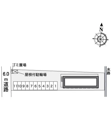 ★手数料０円★京都郡苅田町神田町２丁目 月極駐車場
